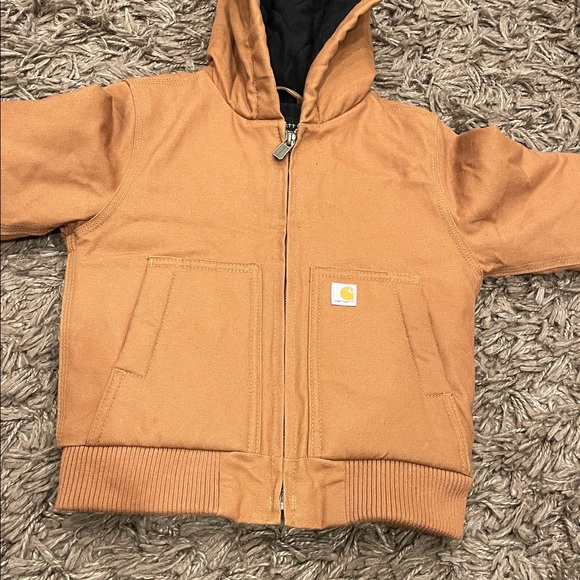 Carhartt Boys’ Hooded Insulated Active Jacket Size 3T - Picture 5 of 12